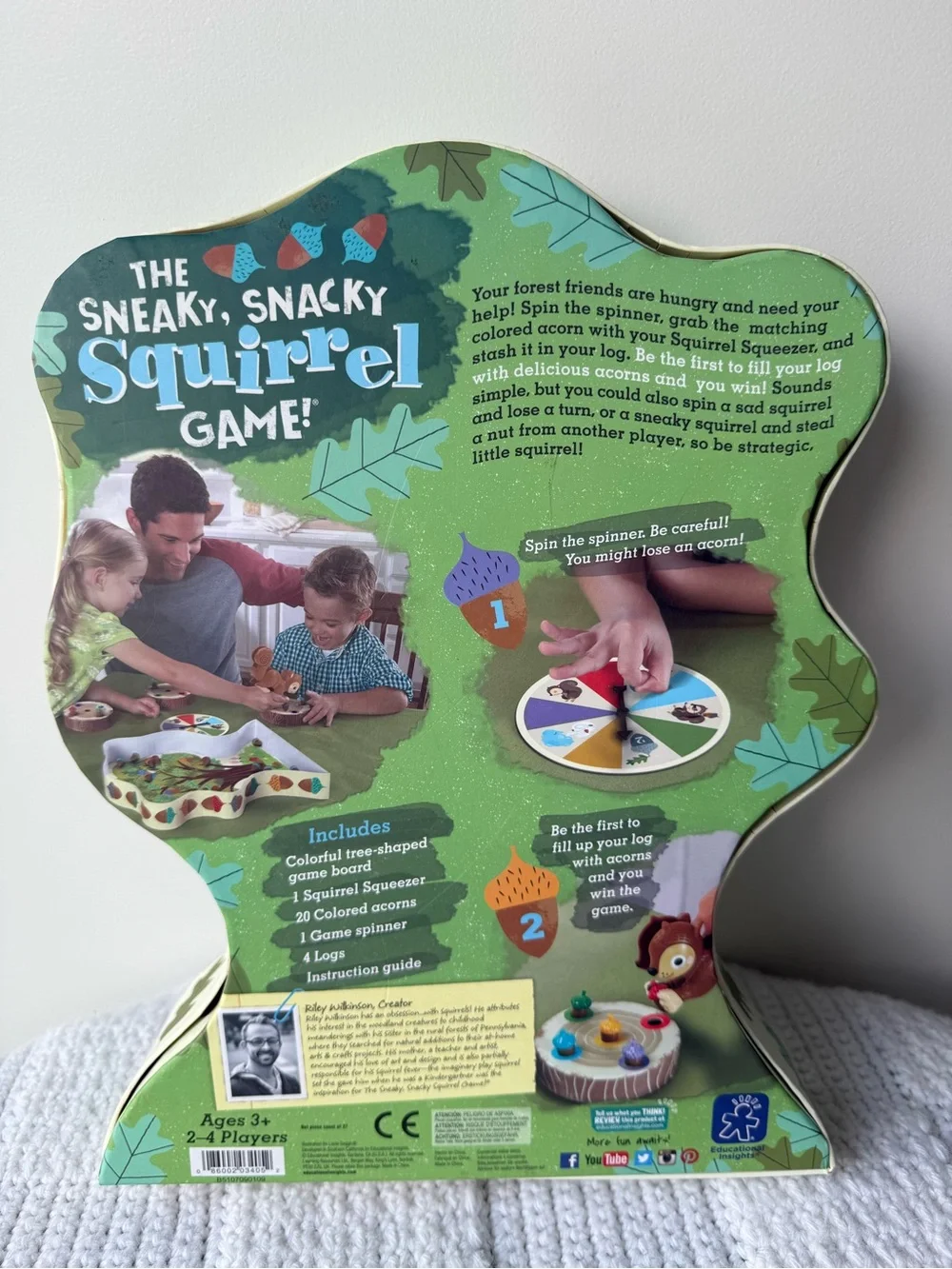 The Sneaky, Snacky Squirrel Game